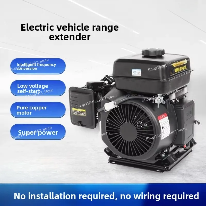 Intelligent Frequency Range Extender for EVs, 48V-72V Auxiliary Power Unit for Electric Trikes and Multi-Fuel Vehicles