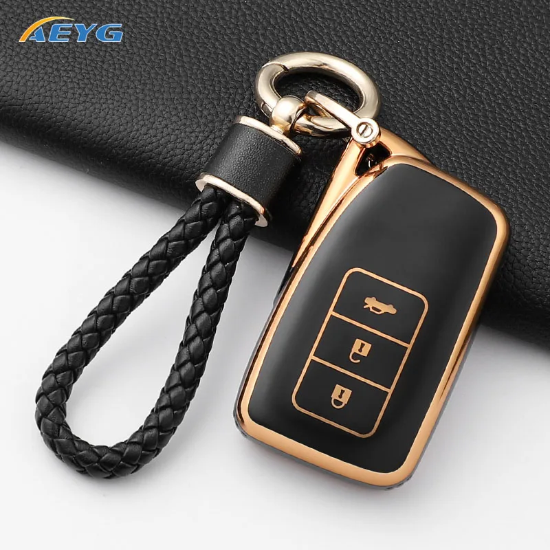 

HOT TPU Car Key Cover Case Shell Fob For Lexus NX GS RX IS ES GX LX RC 200 250 350 LS 450H 300H Protector Keychain Accessories