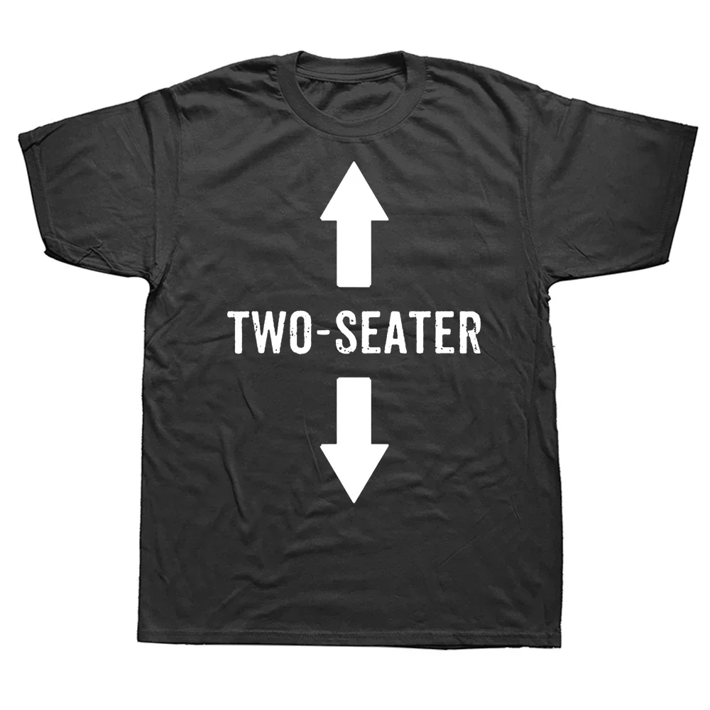 Women Two Seater Graphic T-Shirt  Adult Humor Dad Joke Summer Short Sleeve Crewneck Streetwear Casual Gift Top Streetwear  Tees