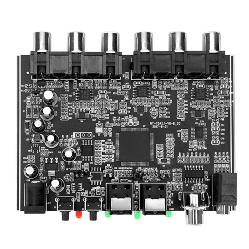 

DAC Module 5.1 Channel AC-3 PCM Digital Optical DTS RCA Hifi Stereo Audio Home Theater Decoder Amplifier Decoding Board