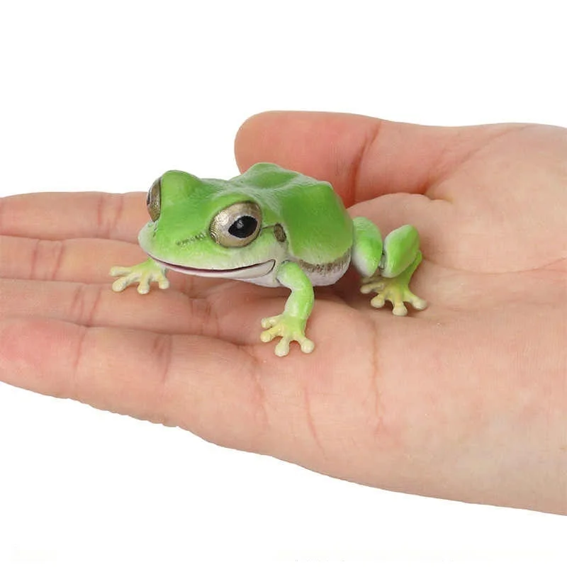Bandai Gashapon – grande carte biologique originale, grenouille à cornes d'animaux, Lepidobatrachus Llanensis, Simulation, modèle de figurine d'action mobile