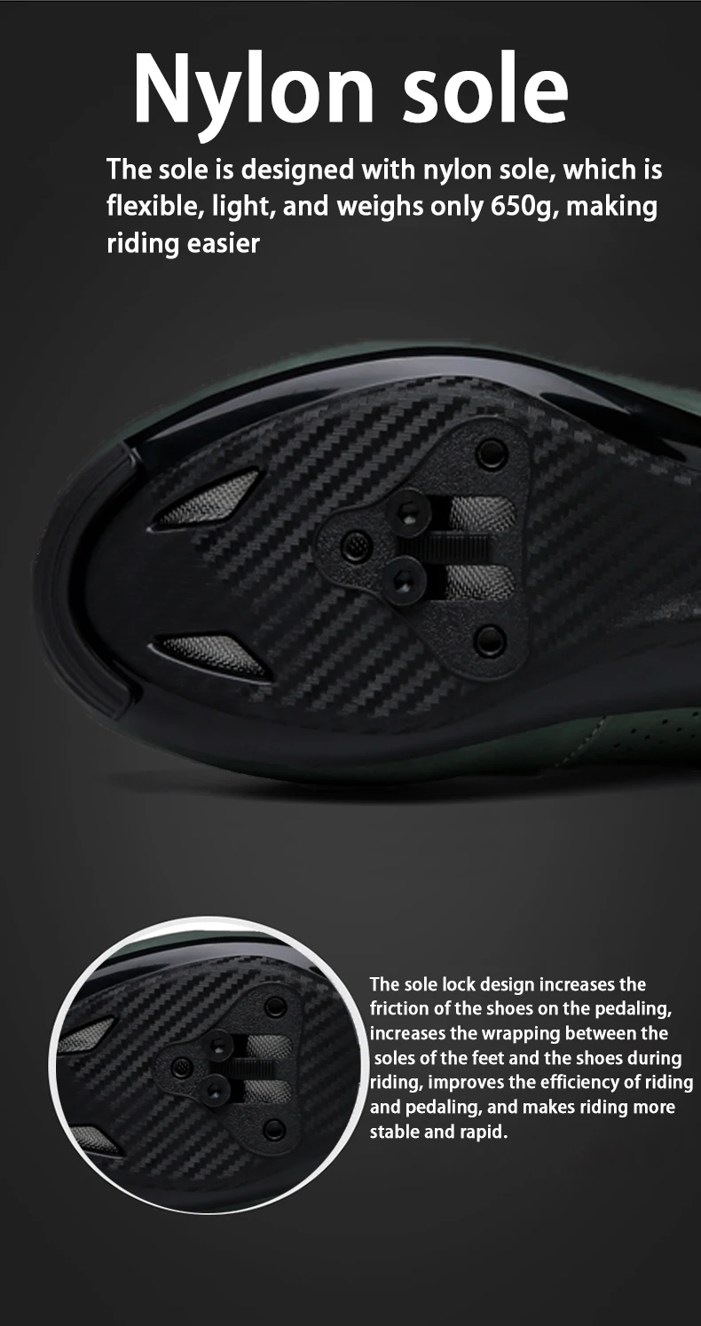 Professionelle Radfahren Schuhe Rennrad Männer Racing Wettbewerb Self-Locking Geschwindigkeit Fahrrad Turnschuhe Frauen SPD Stollen Radfahren Schuhe – Detail 6