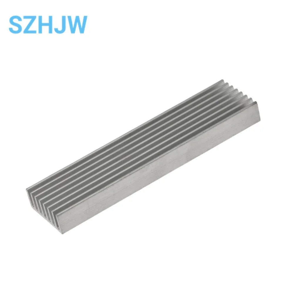 Heatsink Radiator Cooler Radiator 100x25x10MM High Quality Aluminum Heat Sink Fins Fast Thermal Conductivity Thermal Bar 