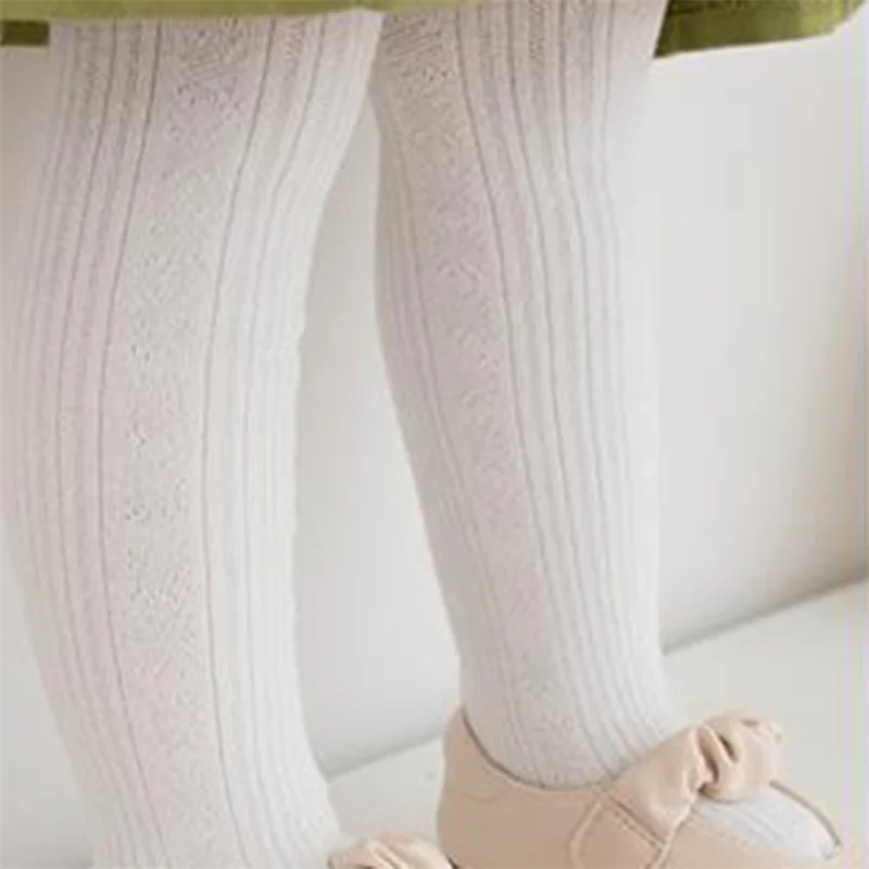 

Infant Baby Boys Cotton Socks Soft Breathable Toddler Kids Girls Stockings Solid Color Princess Tights Elastic Waisted Fall