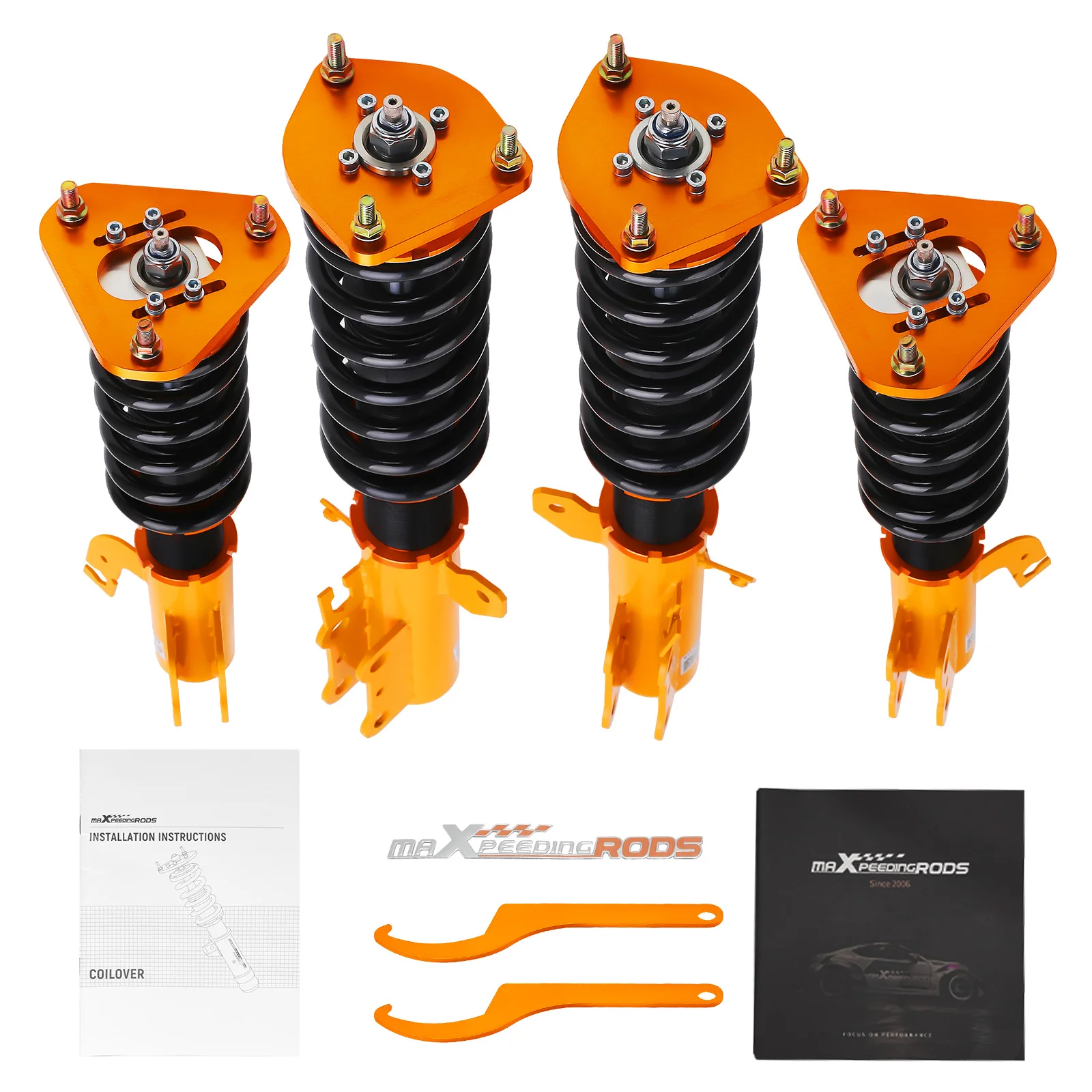 Coilover Kit For Toyota Celica GT GTS FWD 1990-1999 24 Ways Damping Adjustable Coilover Shocks Struts Spring