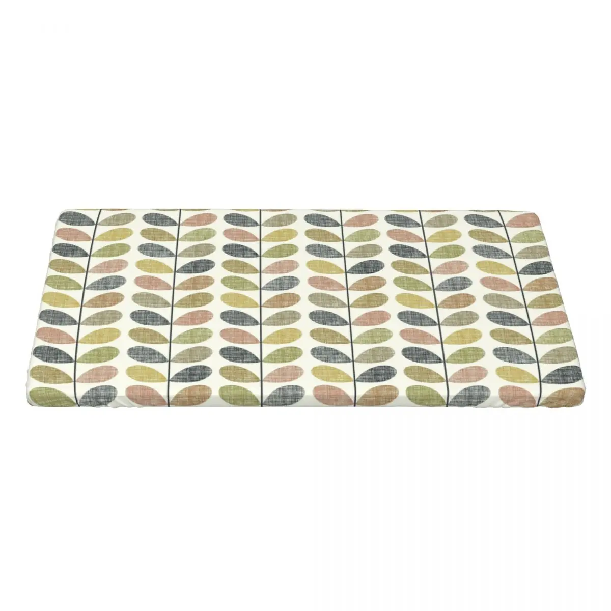 Custom Rectangular Waterproof Oil-Proof Scribble Stem Multi Orla Kiely Print Tablecloth Table Covers 4FT Fit Table Cloth