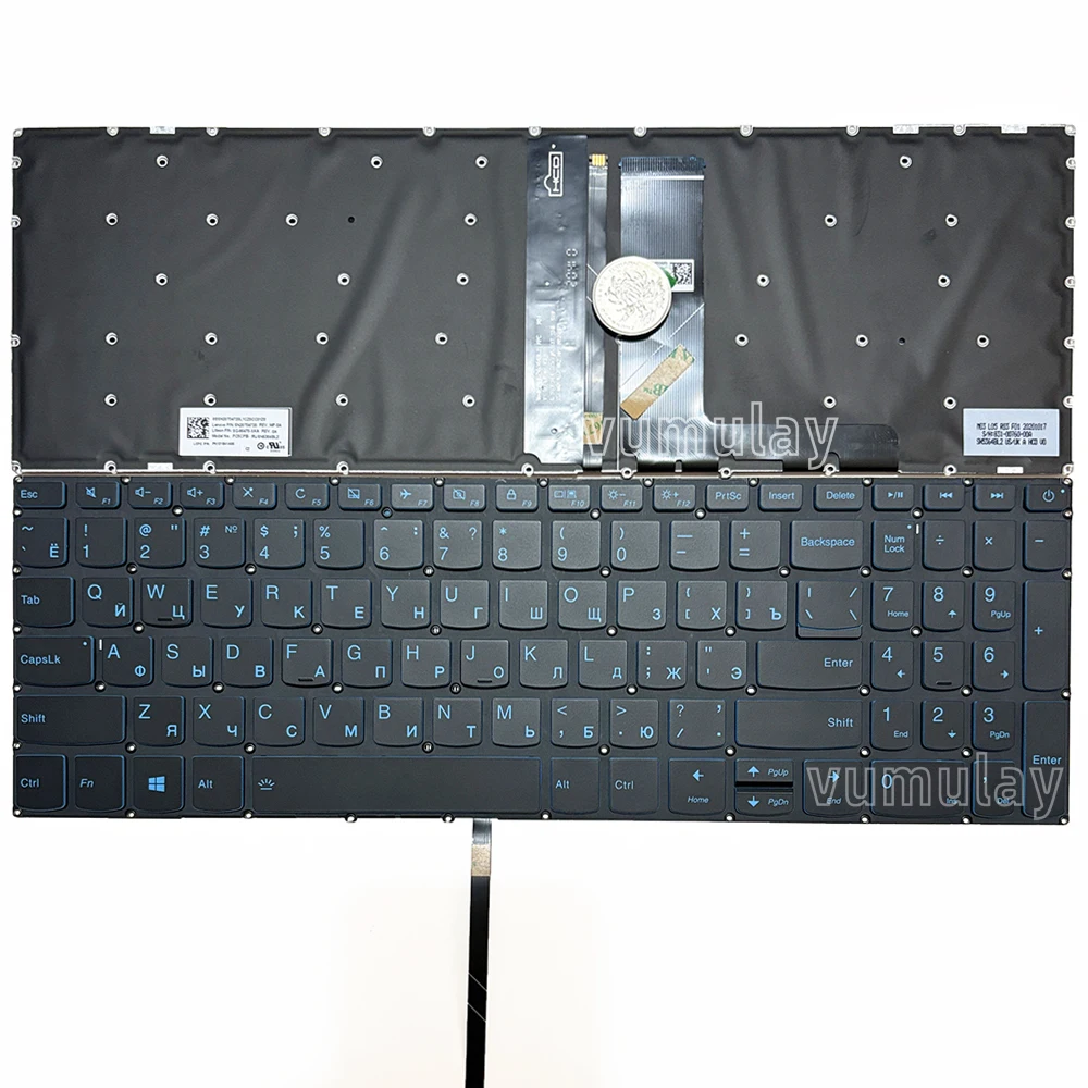 Nuevo teclado retroiluminado ruso para Lenovo IdeaPad L340-15 L340E-15API L340-15API L340-15IWL L340-15IRH,L340-17 L340-17IRH L3