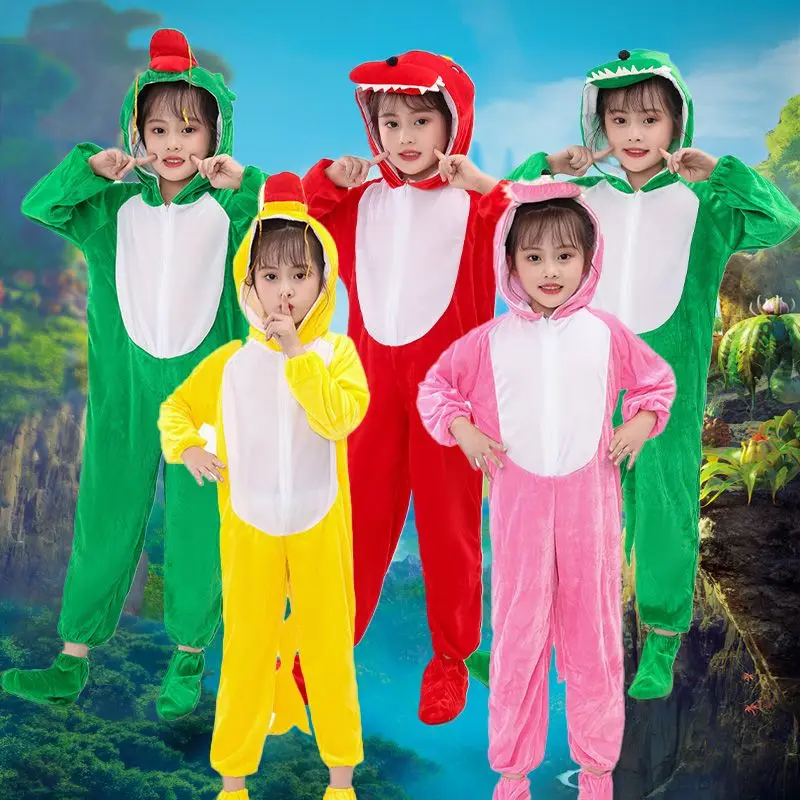 

Little Dragon Costume Animals Jumpsuit Cosplay Role Play Outfit School Stage Performance Clothes for Women Men
