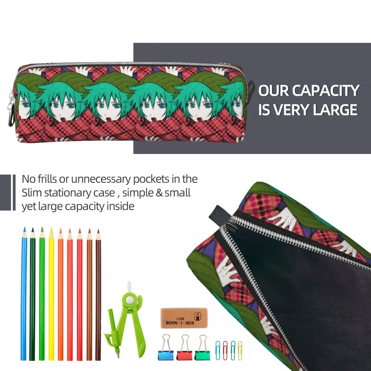 Turn To Die astucci per matite gioco Pencilcases portapenne per ragazze ragazzi grandi borse portaoggetti studenti cancelleria regalo scolastico