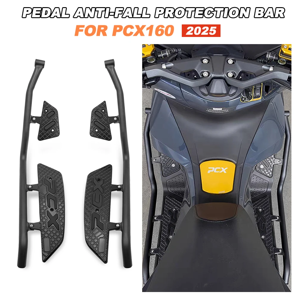 

Motorcycle Engine Bumper Guard Frash Stunt Cage Crash Bar Frame Protector For Honda PCX160 2025 pcx 160 2025