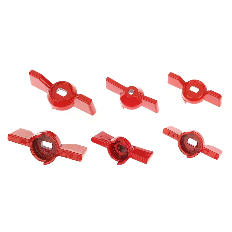 2pcs Accessory Aluminum Handle Valve Ball Wrench Red Butterfly Accessories Practical And Decorative Item For Daily Use