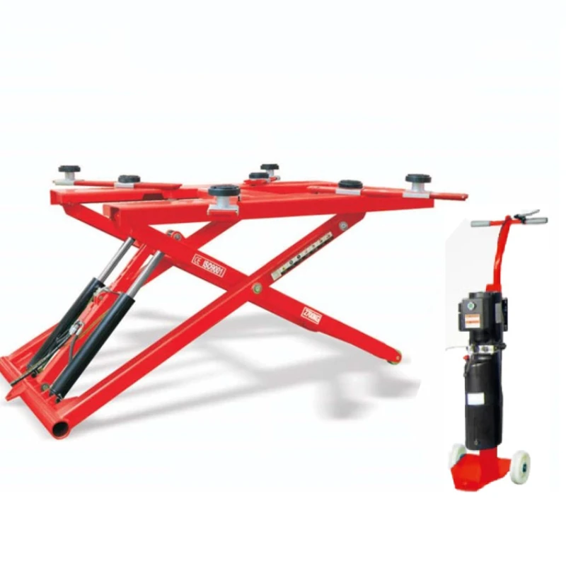 Car lift Mobile scissor lift Low lifting platform Medium lifting frame Elevator auto repair 2.7T