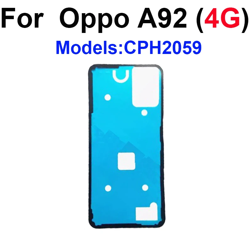 For OPPO A72 A73 A92 A92S A93 A93S A96 Back Battery Housing Cover Sticker Rear Battery Housing Adhesive Parts