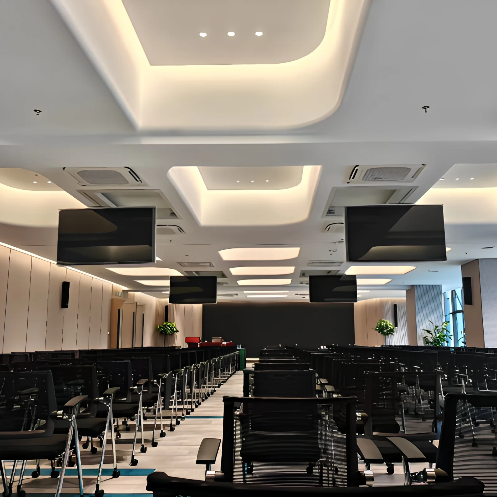 32-55 Inch Motorized Retractable Electric Hidden TV Lift Flip Down Motorized Ceiling Tv Lift