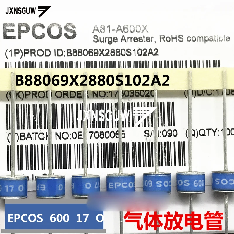 

10PCS original A81-A600X EPCOS 600 17 O lightning arrester 8X6 blue 2R 600V original B88069X2880S102A2 A81A600X a81-a600x