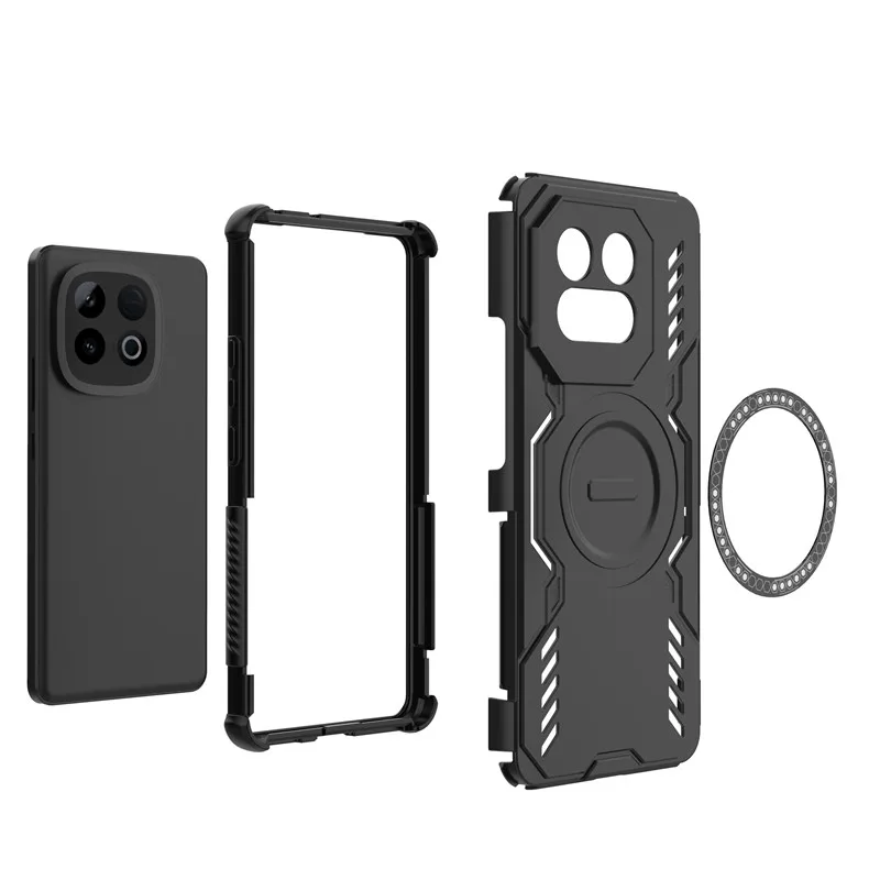 For ViVo iQOO Z10 Turbo Case Cover Heat Dissipation Magnetic