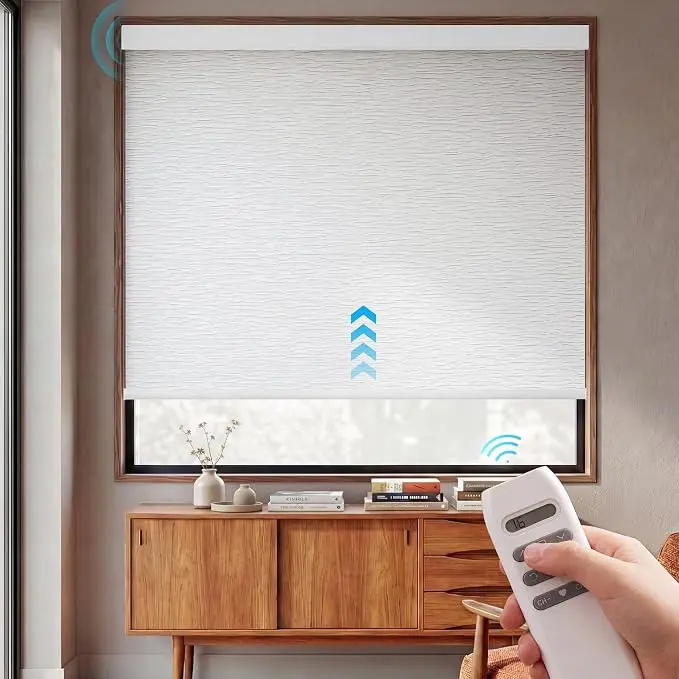 Custom Size Smart Zigbee Roller Blind  Blackout Blinds WiFi Electric Motorized Shade Tuya App Control for Window