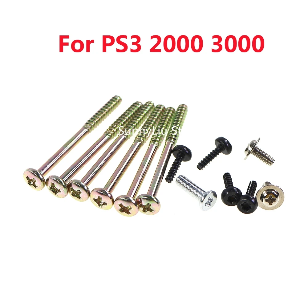 مجموعة مسامير لبلاي ستيشن 3 ، و PS3 Slim ، مجموعة براغي كاملة ، 2K و 3K ، براغي إصلاح