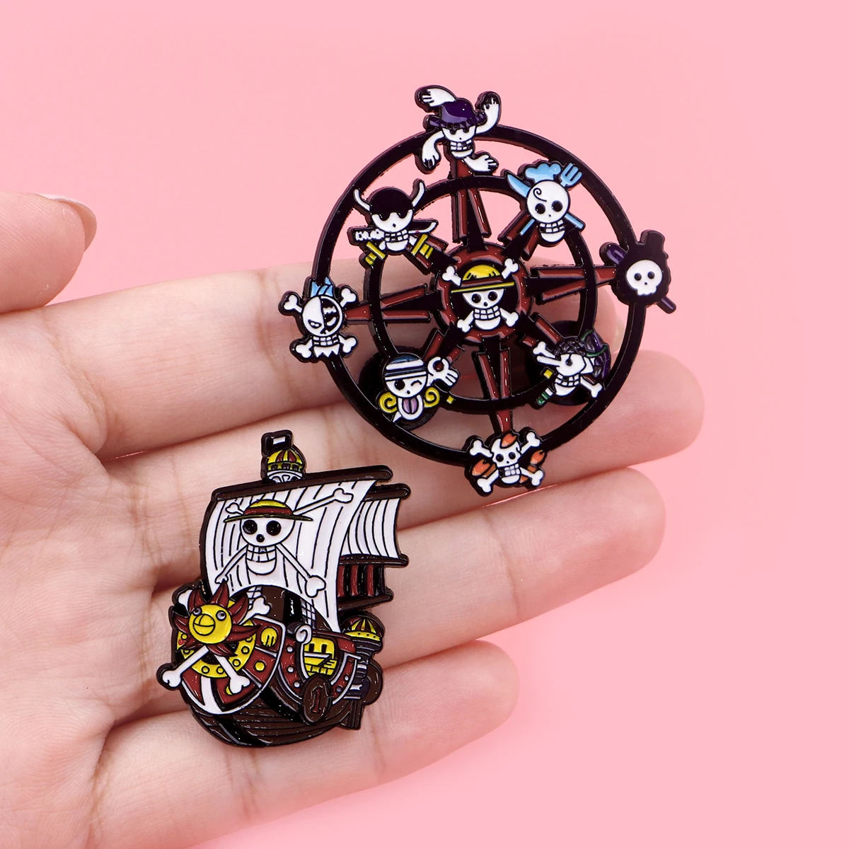 Cute Anime Cat Enamel Pin Set Brooch Badge Manga Lapel Pins Cartoon Hat Jewelry Cosplay Accessories Toys Gifts For Fans