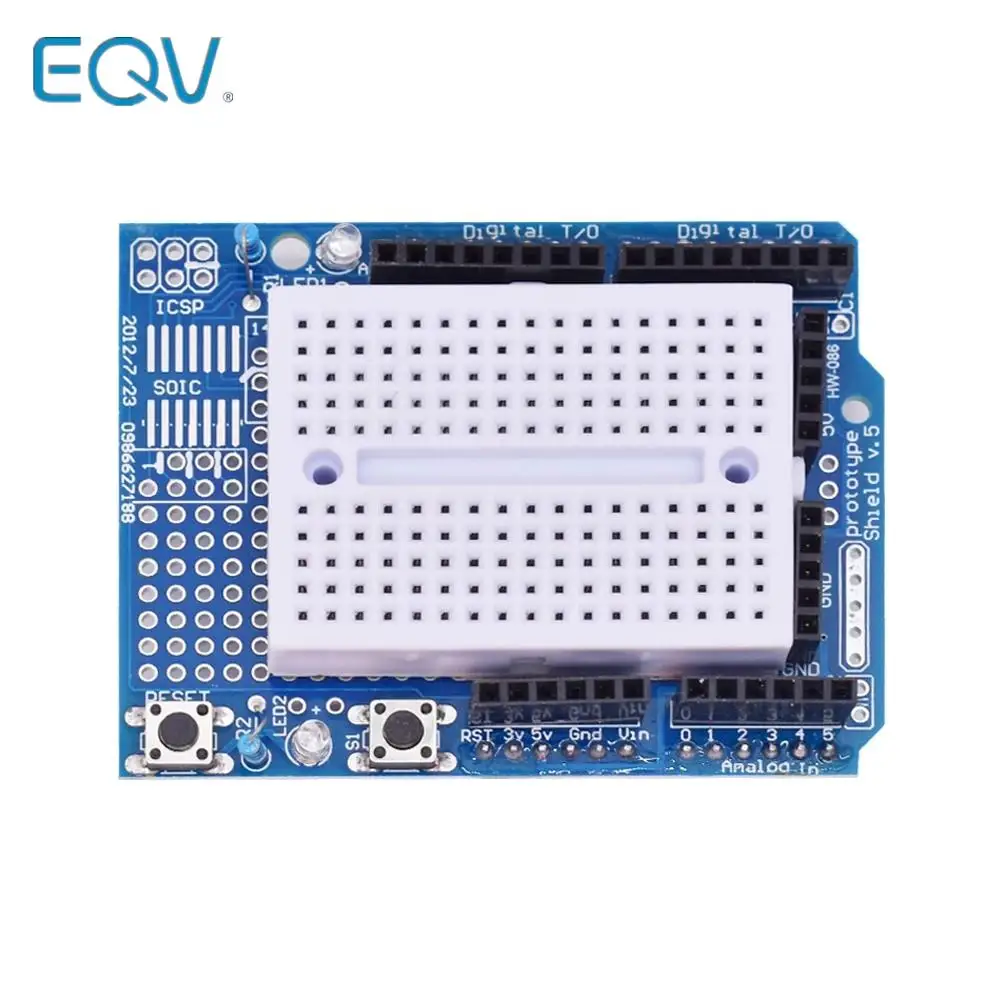 UNO Proto Shield prototype expansion board with SYB-170 mini bread board based For ARDUINO UNO ProtoShield