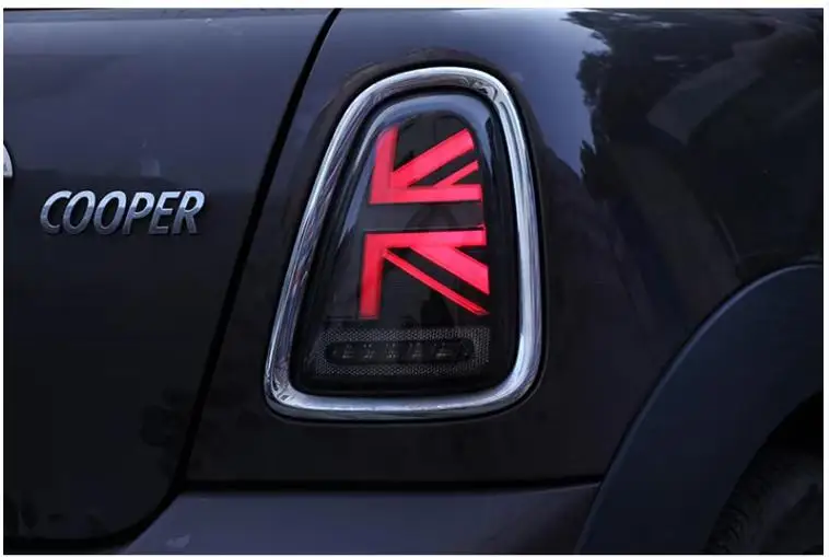 R56 Union Jack Taillights Tail Lamp Turn Signal Light for Bmw Mini R56 07-10/11-13