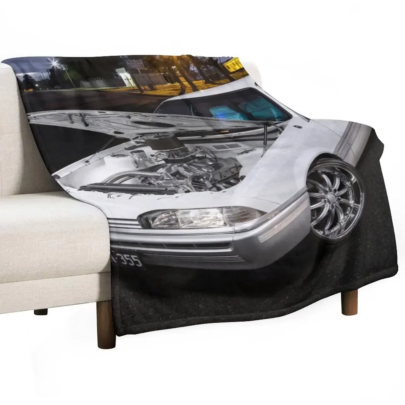 Matt Lomas' Holden VL Commodore Throw Blanket Compact Warm Blanket for Car Road Trip