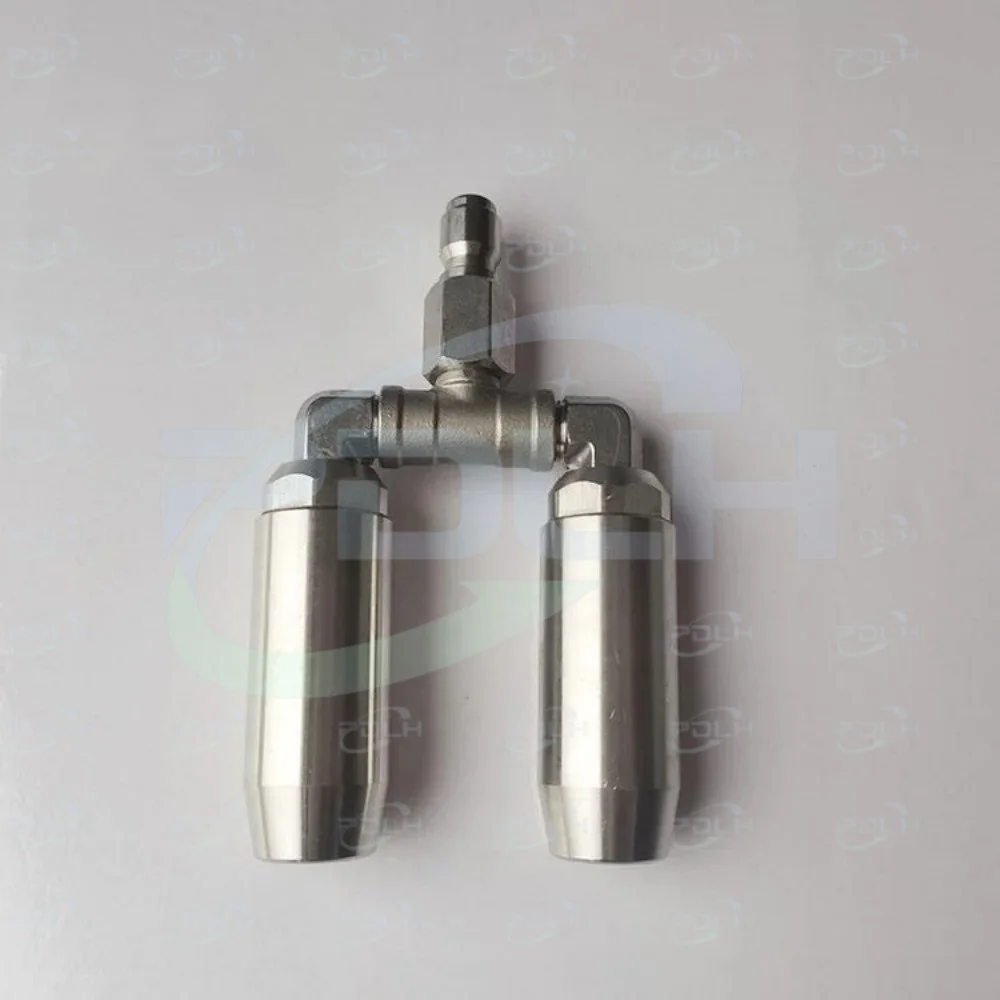 

High Pressure Washer Rotating Dual Turbo Nozzle Spray Tip1/4" 4000PSI 4-6GPM Replacement Nozzle Spray Tip Garden Cleaning Tool