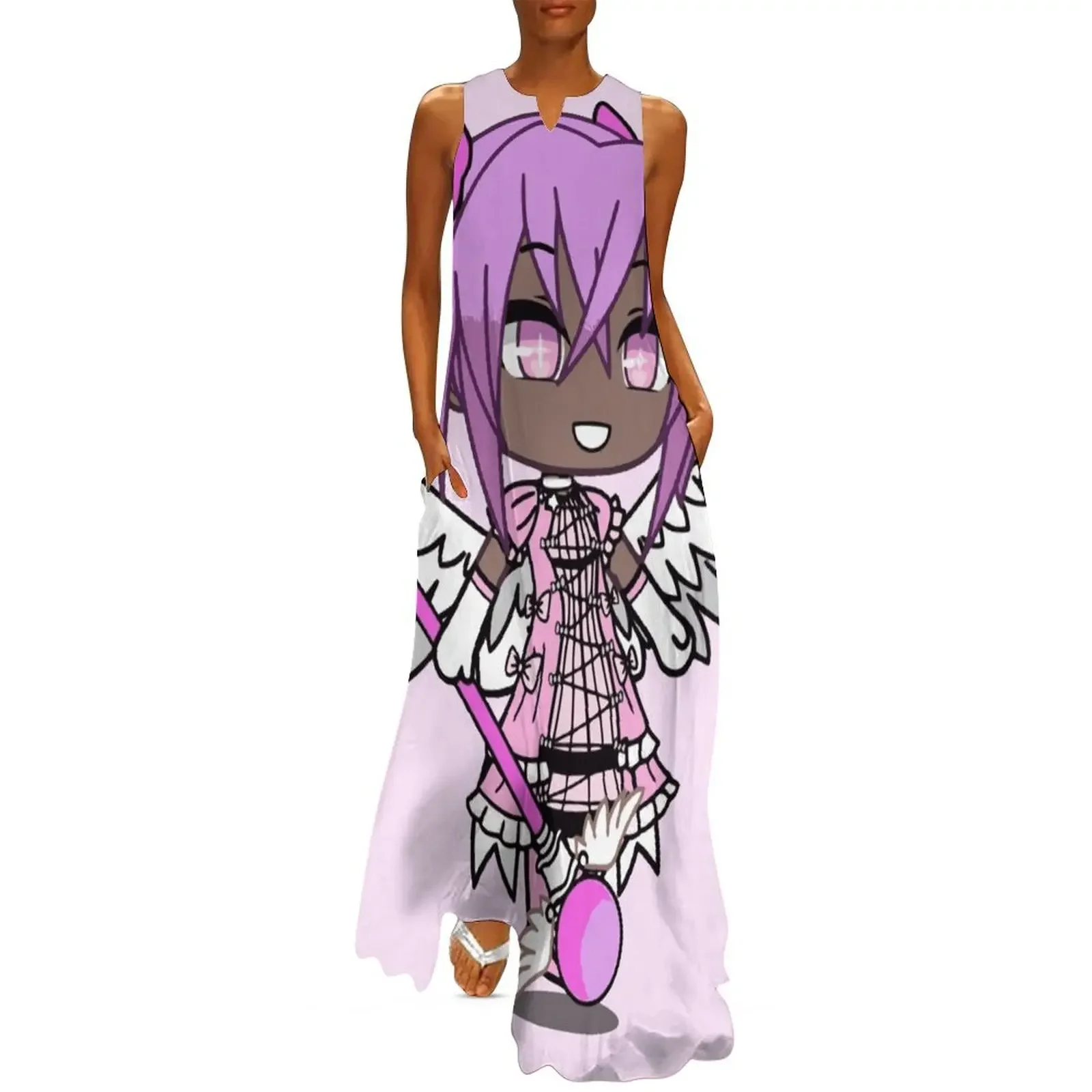 

Gacha Life Selena Long Dress summer clothes Long dress woman birthday dress for women