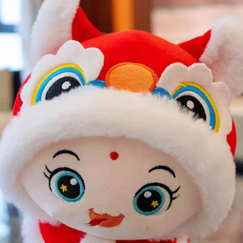Big Eyes Snake Year Plush Toy Chinese Style Good Luck Wealth Snake Year Mascot Toy The God of Wealth Blessing Lucky Snake Doll