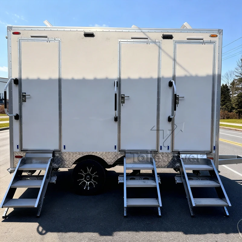 Restroom Bathroom Trailer Shower Room Portable Toilets Custom Design Portable Restroom Outdoor Use Toilet Trailer for Outdoor