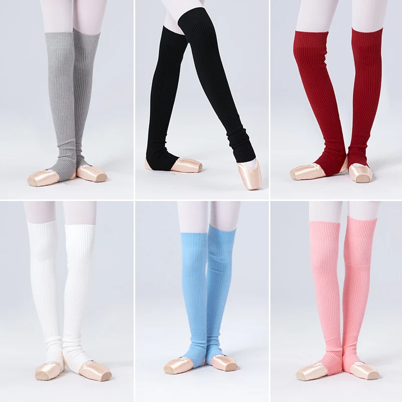 Women Girls Ballet Leg Warmers Knitted Socks Ballet Socks Ballet Stockings Yoga Socks Daily Wear Gym Fitness Dance Socks