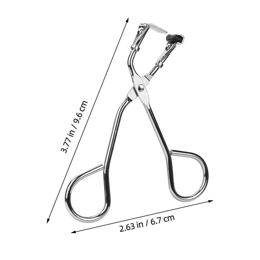 1 st Wimperkruller Roestvrij Staal Gebogen Ontwerp Draagbare Lash Curling Tool Voor Vrouwen Mini Make-up Accessoire Tool