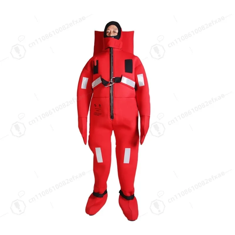 

Marine Immersion Thermal Insulation Suit, Waterproof Cold Water Protective Suit for Fisherman Ship Crew Offshore Workwear