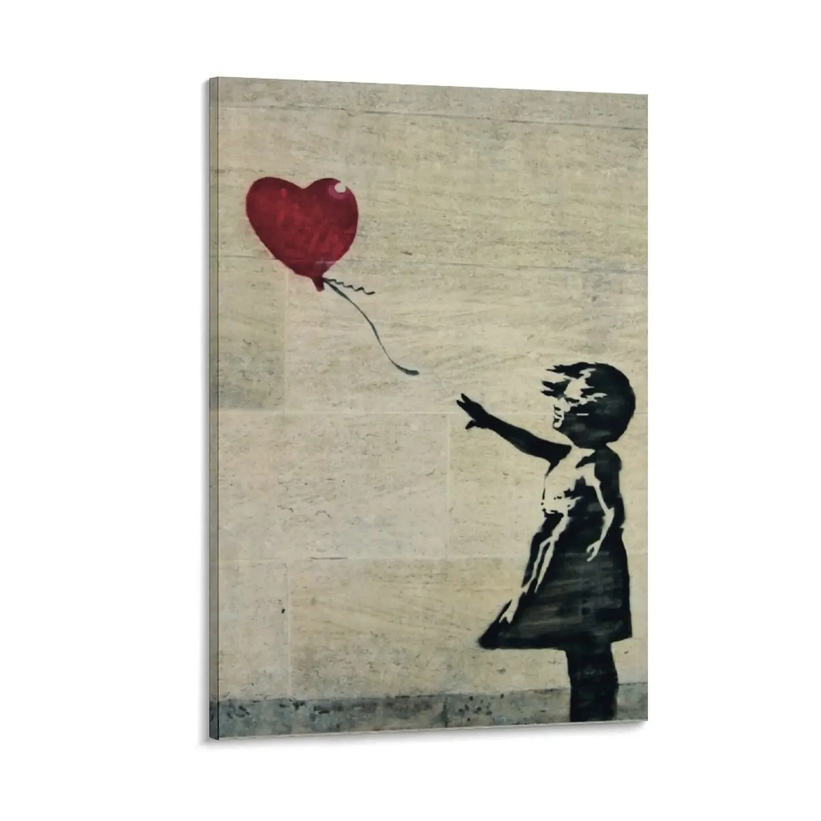 

Banksy's Girl with a Red Balloon III Canvas Painting anime figure house decorations photos for living room