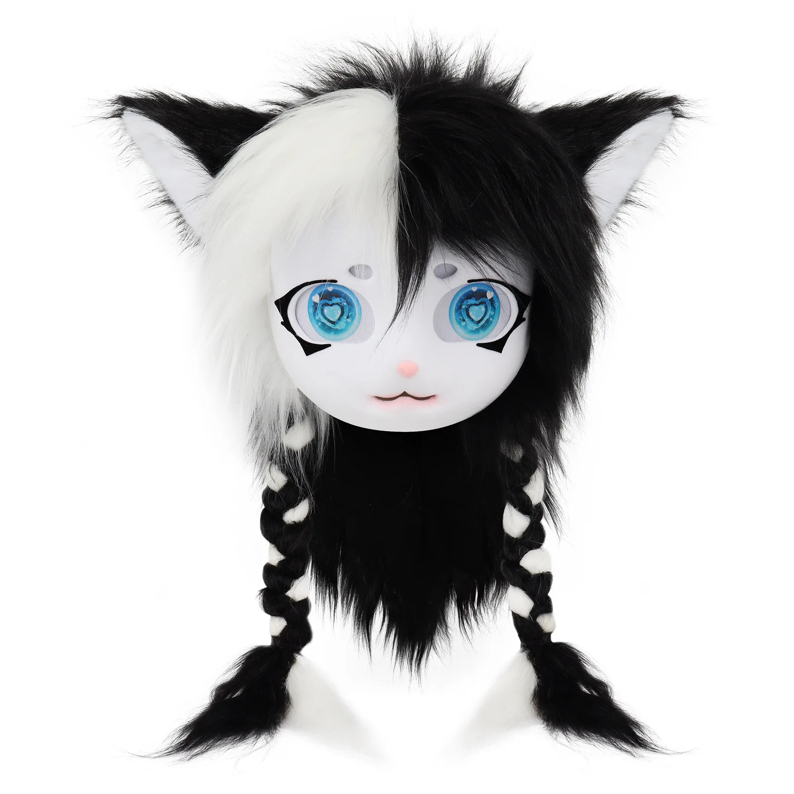 

Latest Fursuit Head Kigurumi Kig Furry Mask Cosplay Costume Comiket Furry Headbase Cat Cos Plush Beast Head Performance