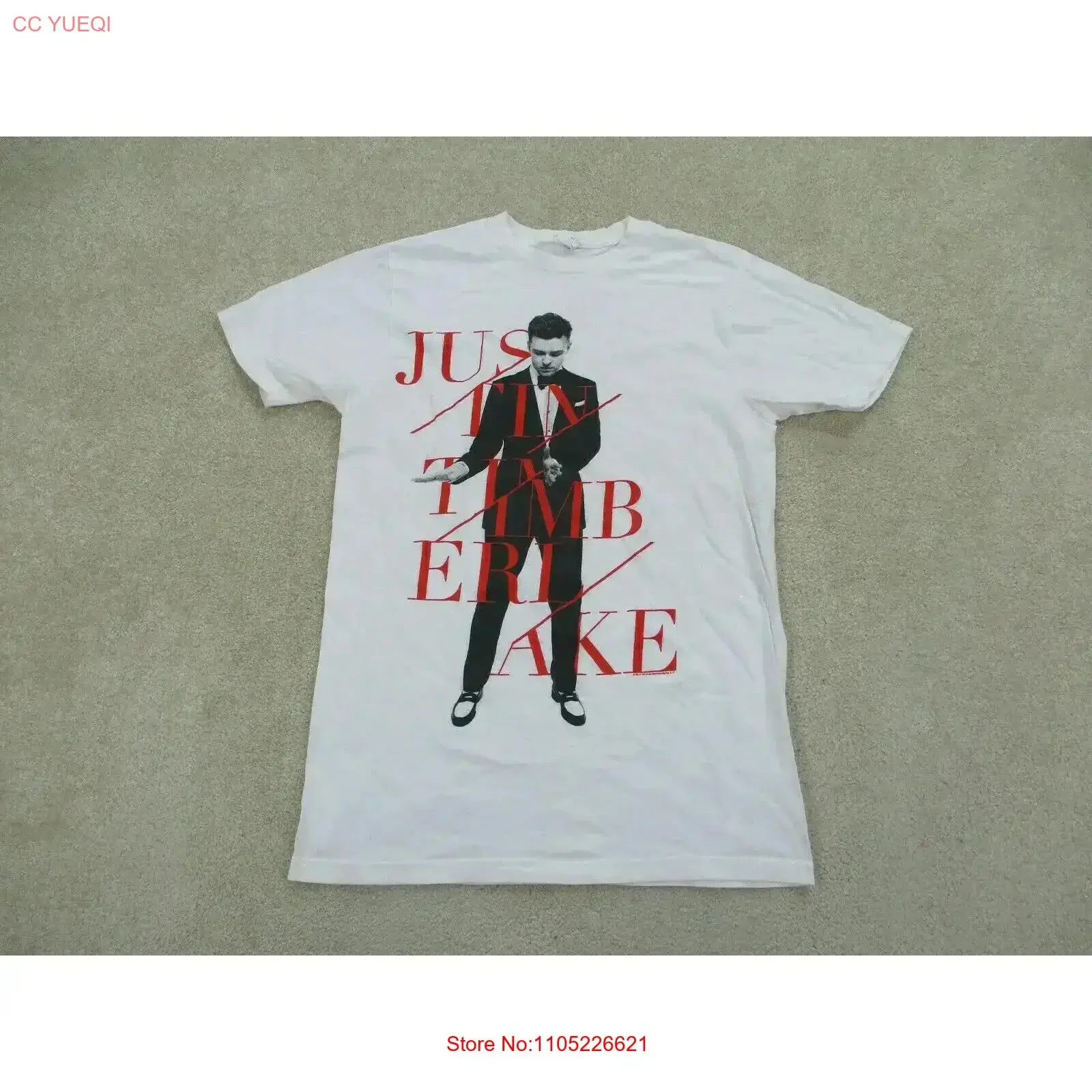 Justin Timberlake Concert Music Cotton T Shirt All Size S to 5XL MD437 vintage Washed designer clothes fashion Soft Versatile