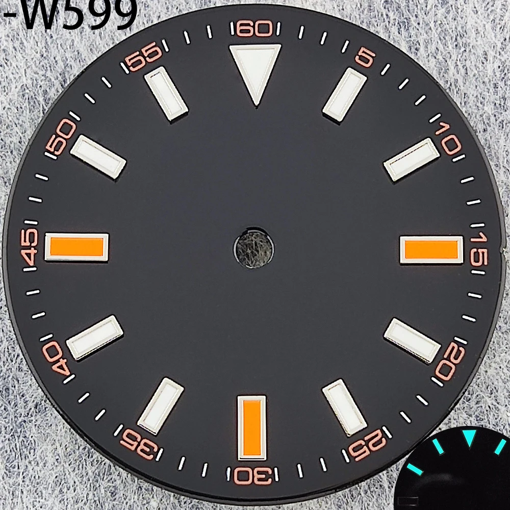 

28.5mm NH35 Dial Luminous With Date Window Watch dial for NH35 NH35A Movement Accessory Parts