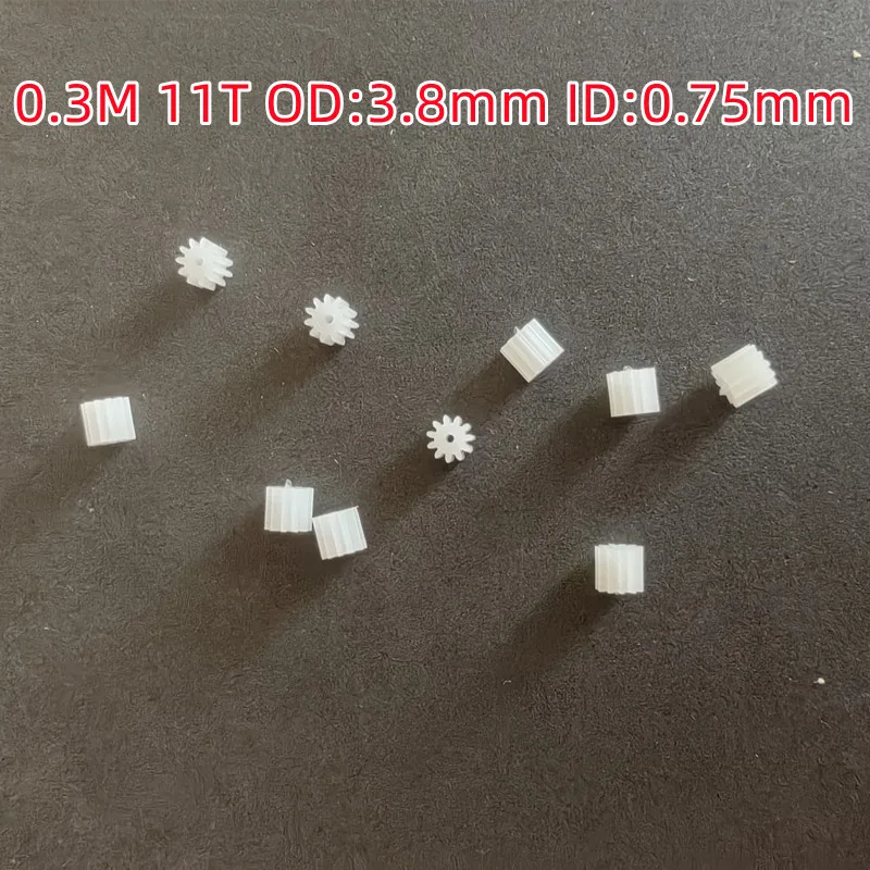 11 T 11 denti 11 denti piccoli ingranaggi motore pignoni motore 0.75mm 0.95mm 1.15mm per r/c elicottero Drone Quadcopter modello pezzi di ricambio