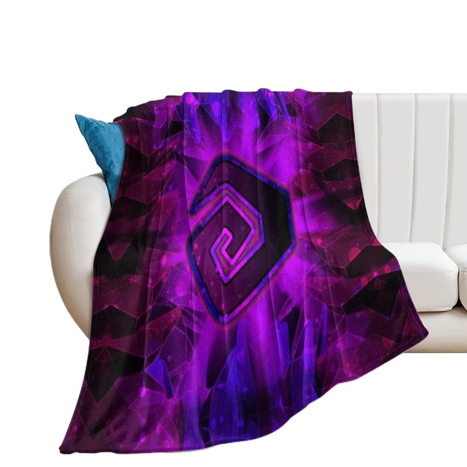 

Wizard101 - Shadow School Throw Blanket Decorative Sofas Furrys halloween Blankets