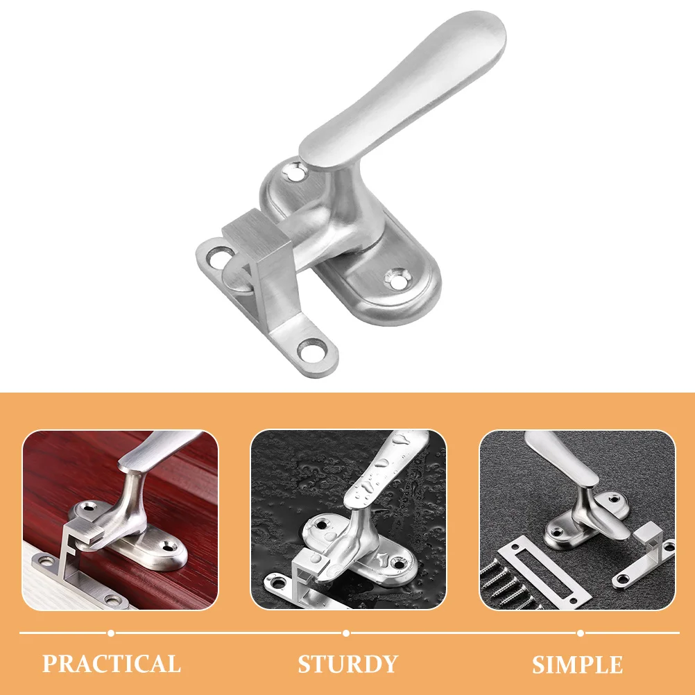 

Door Security Latch Stainless Steel Strong Door Latch Easy Install for Bathroom Bedroom Gate Lock Bolt Bolt Lock