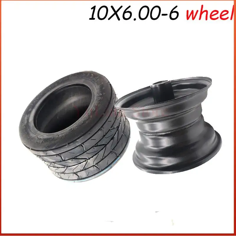 

10-дюймовая расширенная высокопроизводительная вакуумная шина 10x6.00-6 для электроскутера Citycoco, специальная бескамерная шина для мотоциклов и электроскутеров.