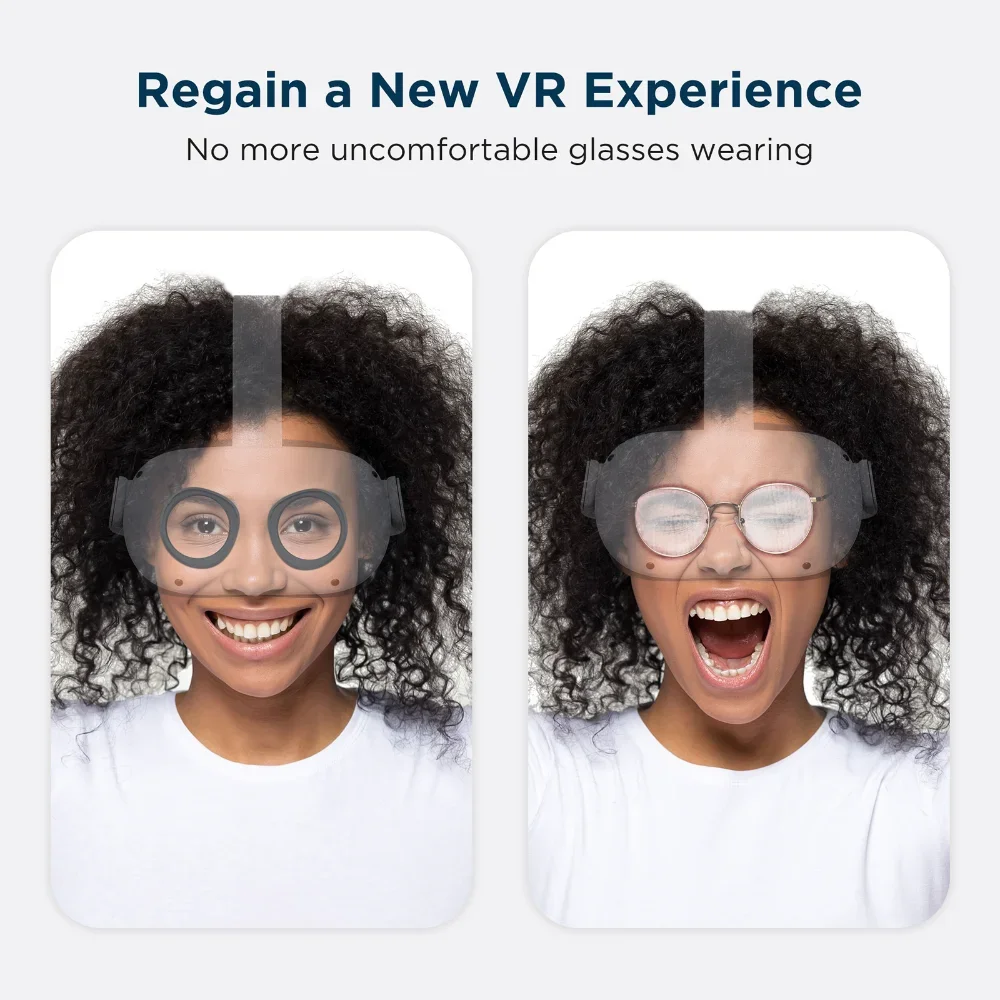 Myopia Lens for Oculus Quest 2 Glasses Anti Blue Magnetic Eyeglass Frame Quick Disassemble VR Prescription Lenses Accessories