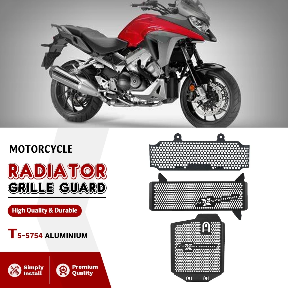 

For Honda VFR800X Crossrunner 2015-2016-2017-2018-2019-2020-2021-2022-2023-2024 Radiator Grill Guard Cover Water Tank Protection