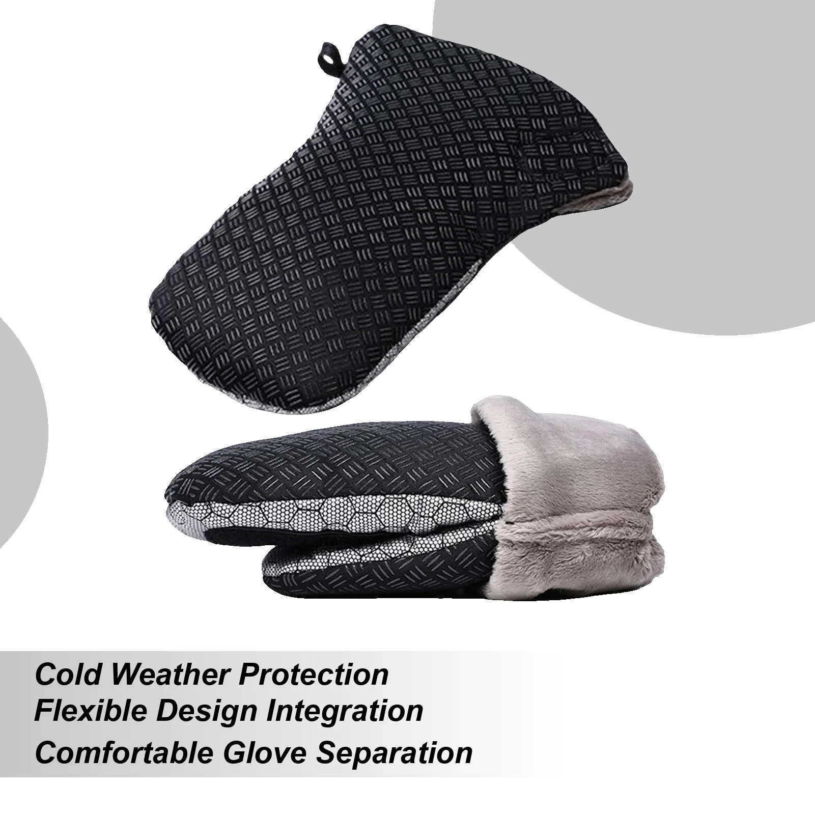

Stroller Hand Warmer Waterproof Winter Gloves For Stroller Adjustable Warmer Anti-Static Mittens For Boy Girl Outdoor Golf