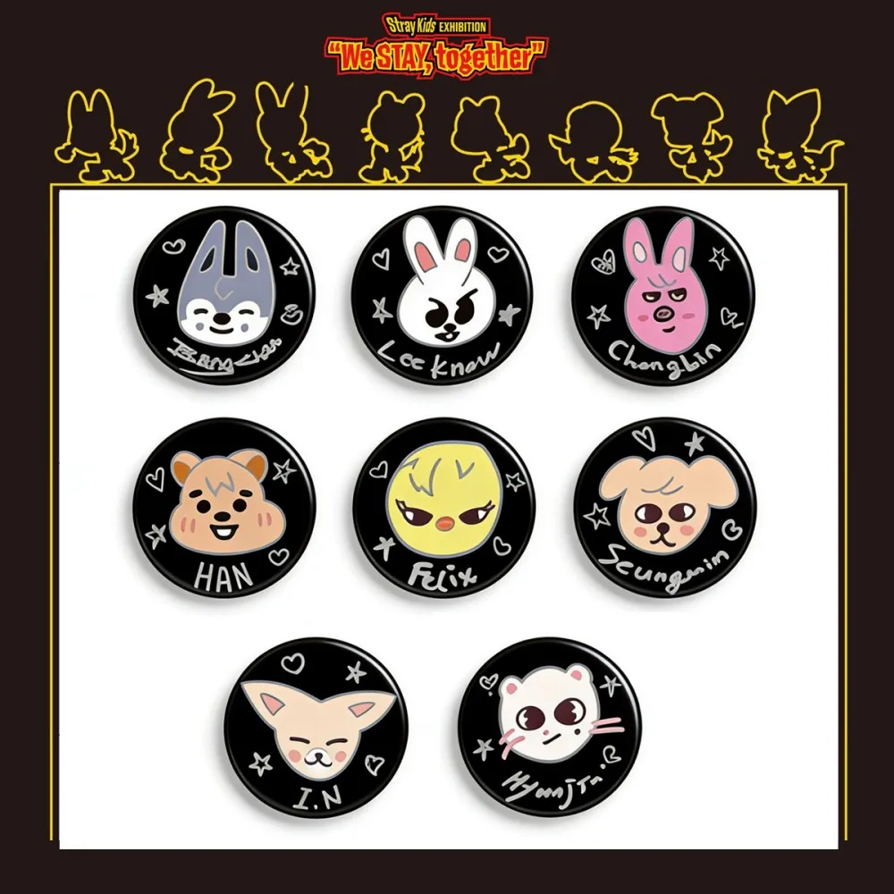 

Бейджи для выставки STRAY KIDS skzoo, патч с составом турне по Японии, карточки KPOP, Банг Чан