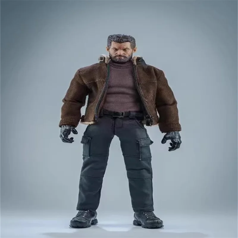 1/12 Male Soldier Suede Standing Collar Jacket Clothing Accessories Model Toy Fit 6'' Action Figure Doll In Stock