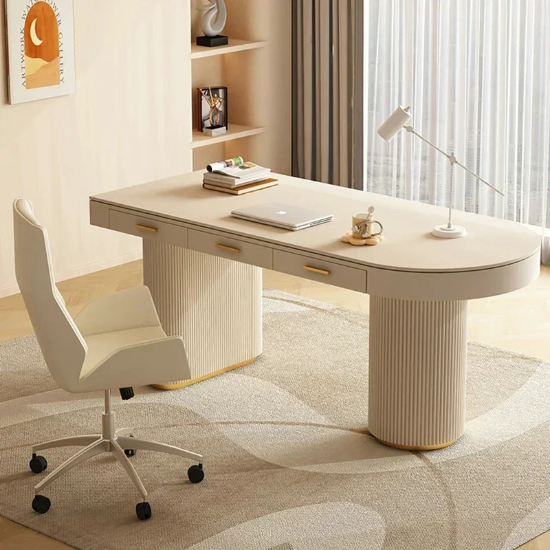 Display European Office Desk Professional Coffee Tables Workstation Computer Office Desk Princess Escritorio Trendy Furniture