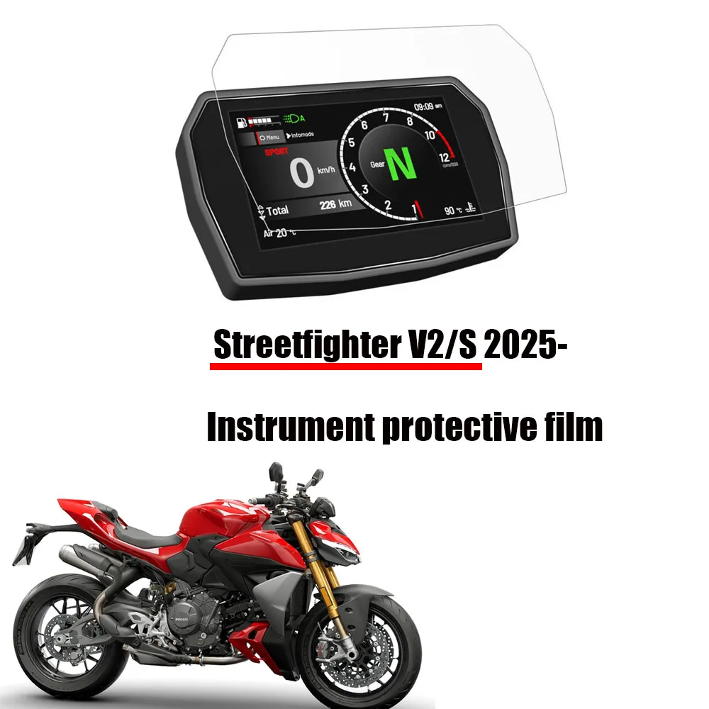 

Для Ducati Streetfighter V2/S кластерный экран, защитная пленка для приборной панели, 2025-аксессуары для мотоциклов