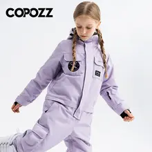 Kids Winter Snow Jacket & Bib Pants Set – Waterproof, Windproof Ski Outfit For Boys & Girls - View #8