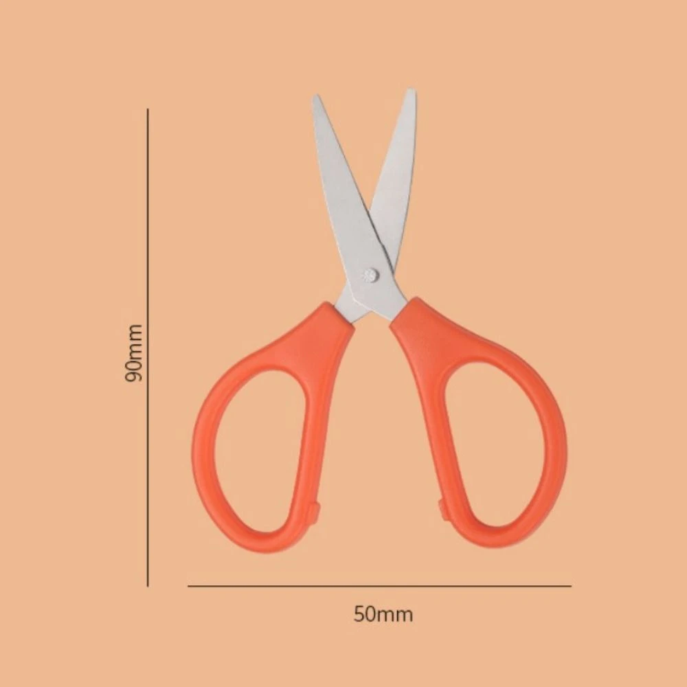 Multifunctional Ins Style Mini Pocket Scissors Gradient Color Paper Cutting Tool Student Handwork Art Tool School Supplies